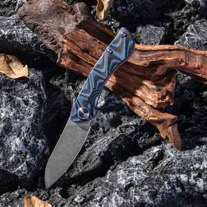 Entry lux G10 Poignée D2 Acier Survie En Plein Air Couteau Pliant pour Camping et <span class=keywords><strong>D</strong></span>éfense Cadeau - Product Image 2