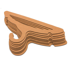 Cintre en papier recyclé écologique personnalisé Cintre en papier kraft en carton - Product Image 3