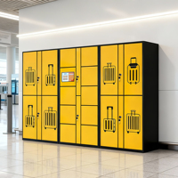 Casiers de rangement intelligents pour bagages à l'aéroport et casiers de stockage temporaires aux gares à grande vitesse
