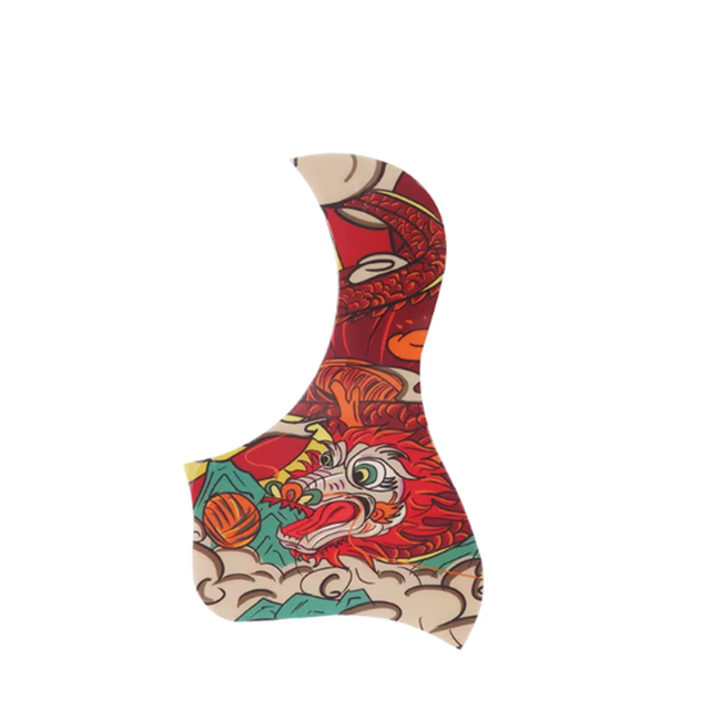 Wholesale New Fashion Design Guitar Accessory Anti Scratch Colorful Artwork Acoustic Guitar Pickguard