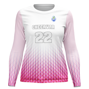 ชุดวอลเลย์บอลคอกลมแขนยาวสำหรับผู้หญิงชุดเล่นวอลเลย์บอลฝึกซ้อมแข่งขัน - Product Image 1