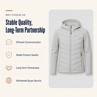 Veste matelassée hybride à capuche pour femme, softshell, vêtement d'extérieur d'hiver, fermeture éclair intégrale, pull-over