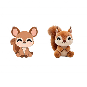 Chaussons en peluche géants super doux et mignons en forme d'animaux sauvages, anti-stress, cadeau, grandes tailles - Product Image 1