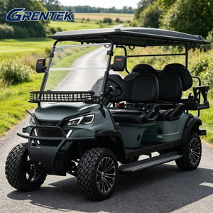Voiturette de golf électrique professionnelle 6 places avec batterie au lithium, personnalisable, fabriquée en Chine pour usage privé - Product Image 1