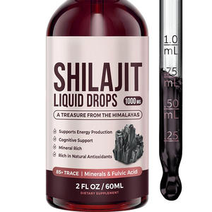 Bevanda Energetica <span class=keywords><strong>Ultra</strong></span> Liquida ODM Shilajit Integratore Organico Puro di Shilajit Himalayano Prodotto Shilajit per Aumento della Vitalità - Product Image 1