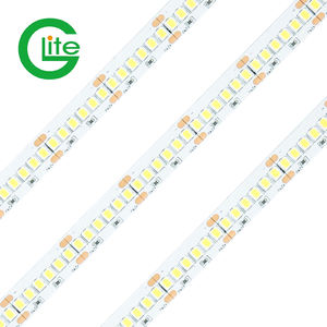 Glite-إضاءة عالية الكفاءة 2835 240 <span class=keywords><strong>LED</strong></span>/M DC24V, أبيض دافئ مع VHB شريط على الجانبين <span class=keywords><strong>led</strong></span> ضوء الشريط للمكتب - Product Image 3