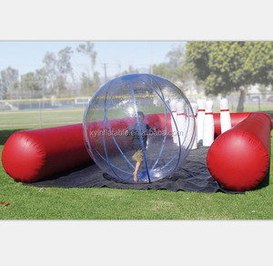 Bol gonflable naturel avec épingles, pour jeu de sport en plein air - Product Image 1