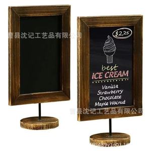 Pizarra con Marco de Madera de 42x38 cm, de una Sola Cara, para Uso Doméstico, Tablero de Notas - Product Image 2