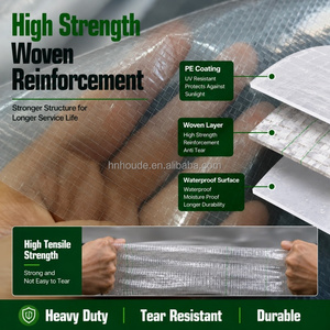 Film de bâche tissé renforcé pour serre, <span class=keywords><strong>anti</strong></span>-goutte, <span class=keywords><strong>anti</strong></span>-buée, protection UV, épaisseur personnalisable, découpe, protection agricole HOLD - Product Image 2