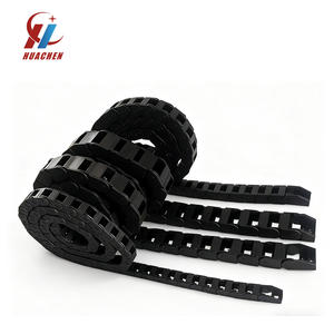 黒色CNCプラスチック製クレーンケーブルキャリア、フレキシブルナイロンPA66ケーブルエナジーチェーン、ドラッグチェーン - Product Image 6