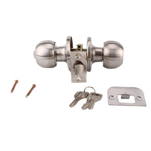 Nuovo modello di blocco a sfera a tre barre <span class=keywords><strong>per</strong></span> bagni durevole chiave-sblocca fermaporta con acciaio in lega di alluminio e Design a sfera in plastica - Product Image 1