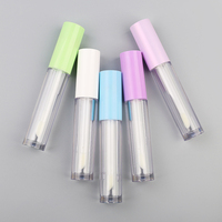 Nouveauté : contenants vides pour gloss à lèvres personnalisés de 4,85 ml, grand applicateur, tube de gloss à lèvres, tube de gloss à lèvres, rouge à lèvres cosmétique en plastique