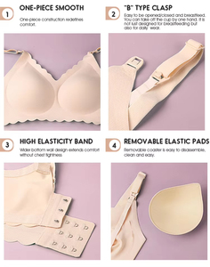 Soutien-gorge d'allaitement en coton prêt à être expédié pour femmes enceintes - Product Image 3
