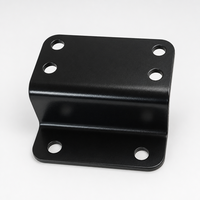 Support fixe en L pour pièces automobiles, en acier inoxydable/aluminium, revêtement poudré, vente directe fabricant CNC, pièces OEM personnalisées pour véhicules