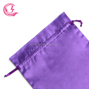 CLJhair Free Design Packaging Small <strong>Drawstring</strong> Logo Gift <strong>Bags</strong> for Hair Bundles Clothing Accessories - Product Image 2