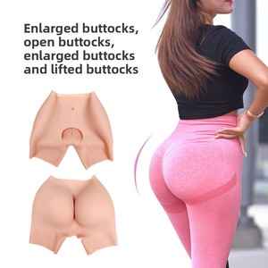 Pantalones de silicona para mujer con relleno grueso para realce de glúteos, bragas de silicona con efecto levantador de glúteos, talla grande - Product Image 3