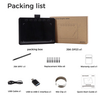 Tablette Graphique Portable avec Stylet pour Dessin Numérique, Compatible Mac et PC