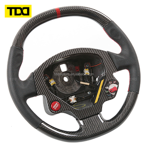 พวงมาลัยคาร์บอนไฟเบอร์แท้ TDD สำหรับ Ferrari F430 456 458 488 599 F430 F12 - Product Image 2