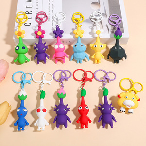 Porte-clés <span class=keywords><strong>Pikmin</strong></span> 4 transfrontalier, figurine de dessin animé à thème de jeu, vente chaude, vente en gros - Product Image 6