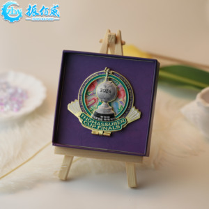 مغناطيسات ثلاجة معدنية حديثة مخصصة بأشكال ثلاثية الأبعاد وطباعة بارزة - Product Image 3