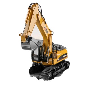 2020 Hoshi Huina 1550 RC Escavatore Modello in Scala 1:14 <span class=keywords><strong>di</strong></span> Telecomando del Camion Controllato Macchine 15 Canali 680 Gradi <span class=keywords><strong>di</strong></span> Rotazione In Metallo - Product Image 3