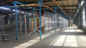 Bột tráng cong hàn dây lưới Bảng điều khiển vườn ranh giới Tường An ninh hàng rào kim loại dễ dàng lắp ráp - Product Image 4