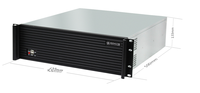 3U500L Rackmount Server Kasus untuk Pemantauan Keamanan Komputer Penuh Tower