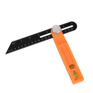 Équerre triangulaire en alliage d'aluminium de haute précision 7'' 12'' pour charpentier 90.45. Guide de marquage et de coupe pour le travail du bois avec échelle métrique/pouce - Product Image 4