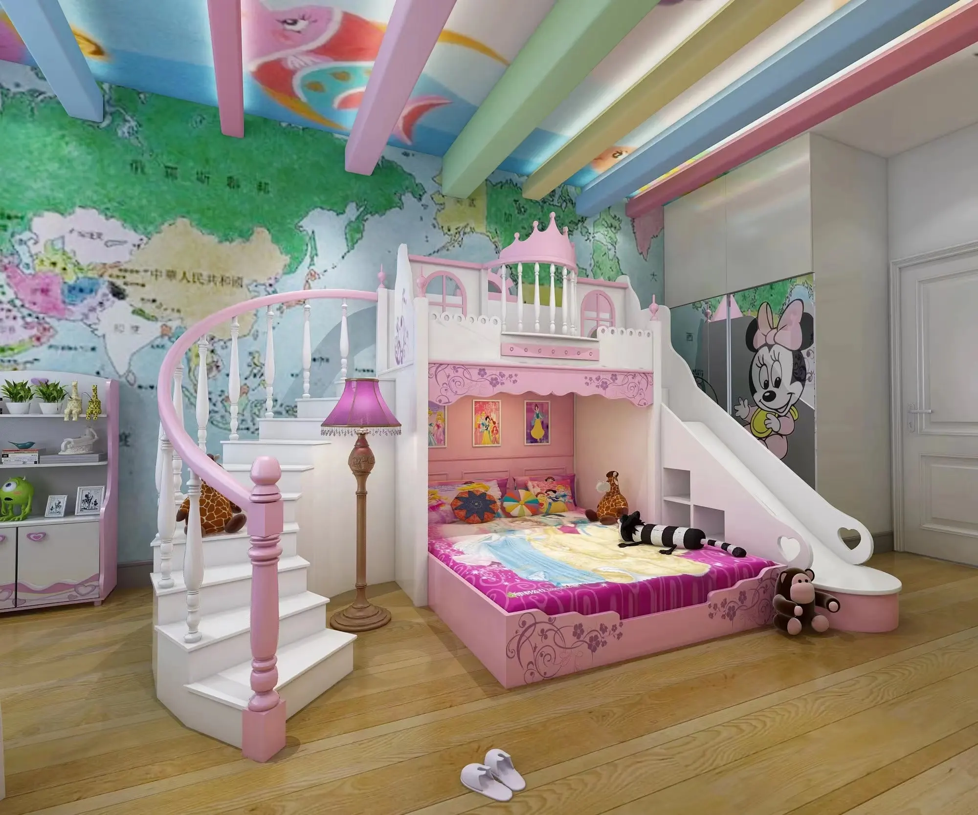 Prince chambre meubles 2019/lit de château/ensembles de chambre à coucher pour enfants