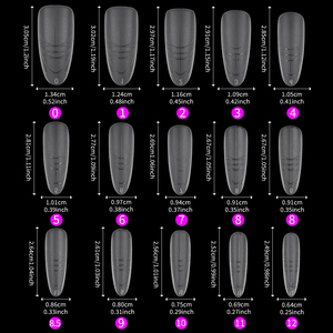 ZHI JIA - <span class=keywords><strong>Uñas</strong></span> Postizas Personalizadas de ABS con Diseño Predefinido para Varias Formas de <span class=keywords><strong>Uñas</strong></span>, 240 Piezas, <span class=keywords><strong>Uñas</strong></span> Postizas de Belleza - Product Image 4