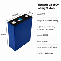 Heim-Solarsystem Batterieboxen und -Racks 8000+ Zyklen 3,2V 334Ah Prismatische LiFePO4 Batterie Klasse A+ UPS Drohnen Zubehör