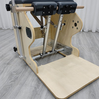 Chaise Wunda MJD W18 en chêne et caoutchouc, réglable, portable, durable, multifonctionnelle, équipement de studio de Pilates, utilisation par les adultes, 5 ans