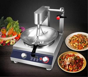 Machine à <span class=keywords><strong>wok</strong></span> vapeur intelligente à brûleur unique 5000W, friteuse à agitation automatique pour restaurant et usage domestique, cuisson vapeur de qualité commerciale - Product Image 1