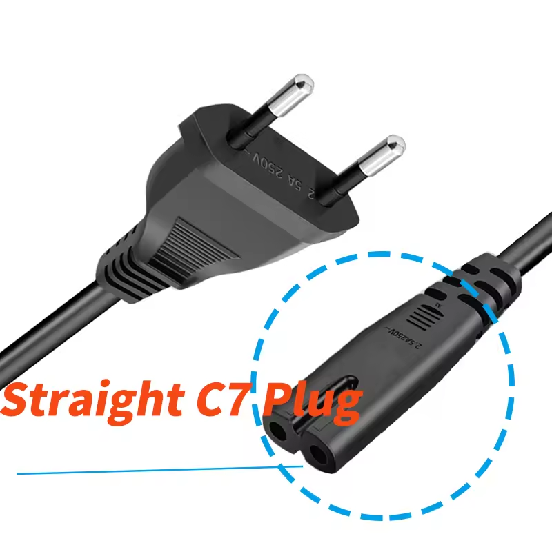 Black Straight Cable