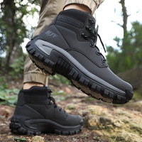 Bottes de randonnée tactiques mi-hautes et basses pour hommes, en cuir spatial, pour le désert, la montagne et le sport, pour le commerce extérieur et les opérations terrestres