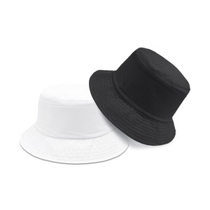 Gorro de pescador de algodón liso unisex, gorras planas con protección solar y logotipo bordado personalizado al por mayor para niños y pescadores - Product Image 3