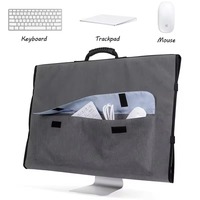 Housse de protection anti-poussière avec logo personnalisé pour moniteur Sac de transport de voyage pour ordinateur de bureau Apple 27 pouces iMac