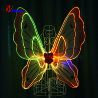 Ailes d'ange papillon lumineuses programmables à LED pour le futur