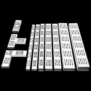 Best-selling Modern Outdoor Balcony & Patio Gutters 304 Stainless Steel U-Shaped Drain Channels - Product Image 1