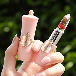 Logo personalizzato gelatina fiore di colore che cambia rossetto trasparente Ph colore che cambia lucidalabbra che cambia a causa di equilibrio Ph - Product Image 1