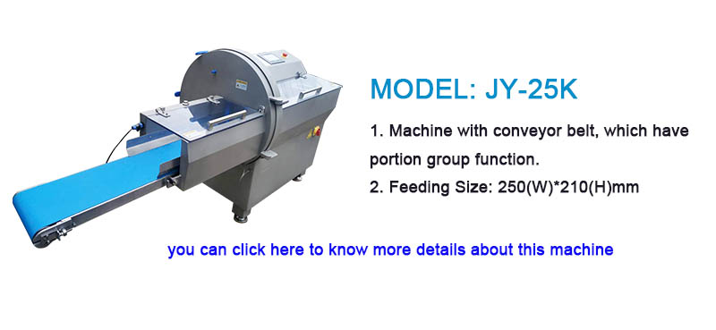 JY-17K Easy operate automatic frozen meat slicing machine /machine for cutting meat