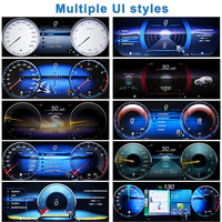Tableau de bord LCD multifonctionnel numérique pour système Linux 12 3, compteur de vitesse, groupe d'instruments pour Mercedes-Benz 2012-2019 GLE GLS