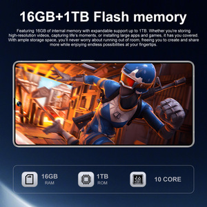 Teléfono Inteligente 5G LTE GT30 Ultra de Alta Calidad en Oferta, Doble SIM, Pantalla HD de 7.3 Pulgadas, 16 GB + 1 TB, Deca Core, Reconocimiento Facial, Android 14 - Product Image 4