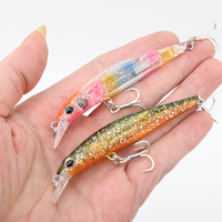 Umpan Pancing Minnow Tenggelam 80mm 9.1g Umpan Minnow Keras Buatan Umpan Keras untuk Air Asin dan Air Tawar