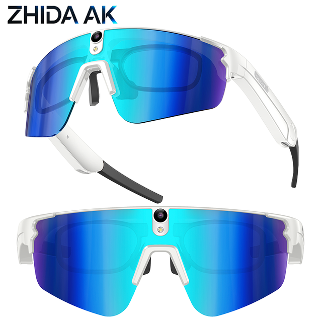 AI Smart Glasses 8MP Camera AI Real-time Translation Voice Assistant Music Playback Touch Outdoor Sunglasses Riding L805 logo