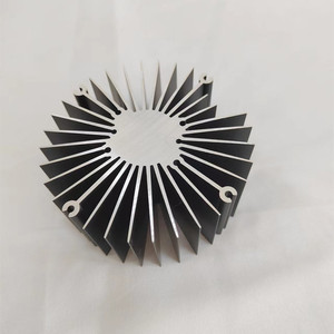 Circulaire <span class=keywords><strong>rond</strong></span> tournesol dissipateur de chaleur radiateur radiateur fabricants <span class=keywords><strong>profilé</strong></span> en <span class=keywords><strong>aluminium</strong></span> extrudé personnalisé série 6000 6063 - Product Image 2