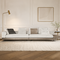 Canapé d'angle modulaire en cuir artificiel en forme de L YUANCHANG, pieds en acier inoxydable noir, canapé d'angle moderne pour entrepôt et villa