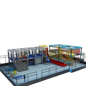 Personalizado nuevo diseño interior adultos aventura obstáculo Guerrero <span class=keywords><strong>Ninja</strong></span> para Parque de trampolín - Product Image 2