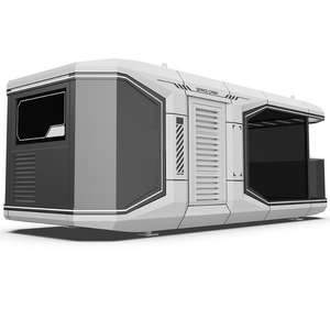 Capsule spatiale préfabriquée mobile, maison de capsule, hôtel de luxe, capsule intelligente intégrée, conteneur de maison, entièrement meublée - Product Image 6