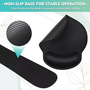 Usine directe antidérapant bureau clavier repose-poignet tapis de <span class=keywords><strong>souris</strong></span> coton transfrontalier vente en gros produits en caoutchouc - Product Image 6
